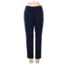 J.Crew Factory Store Khaki Pant: Blue Solid Bottoms - Women's Size 4