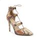 Jessica Simpson Shoes | Jessica Simpson Animal Print Heels | Color: Cream/Tan | Size: 6.5