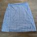 Brandy Melville Skirts | Brandy Melville Plaid Light Blue Mini Skirt | Color: Blue | Size: Xs