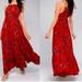 Free People Dresses | Free People Garden Party Red Floral Maxi Dress | Color: Red | Size: M