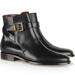 Burberry Shoes | Burberry Prorsum Black Leather Ankle Boots | Color: Black | Size: 40