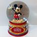 Disney Accents | Disney Showcase Collection Mickey Mouse Snow Globe | Color: Cream/Red | Size: 5 1/2" H