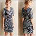 Anthropologie Dresses | Anthropologie Barashi Lace Look Dress Size 6 | Color: Gray | Size: 6