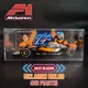 Bburago-Modèle de voiture du cimetière F1 Mclaren MCL60 1:43 Piastri Norris Signature Vitrine