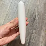 Jade blanc en cristal naturel 18cm bâton de beauté en quartz cadeau de santé pour femmes