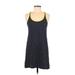 Gap Outlet Casual Dress - Party Scoop Neck Sleeveless: Blue Polka Dots Dresses - Women's Size Small