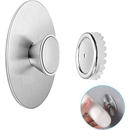 Naxunnn - Magnetischer Seifenhalter, magnetische Seifenschale mit Saugnapf, magnetische