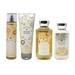 Bath and Body Works Golden Eclipse Deluxe Gift Set - 4 Piece Bundle