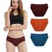 3 Pack EvaWear Teenâ€™s Women Period Panties Menstrual Heavy Flow Postpartum Incontinence Underwear Leakproof - M