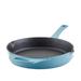 Rachael Ray Premium Rust-Resistant Cast Iron Skillet, 10-Inch