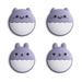 PlayVital Cute Rabbit & Squirrel Switch Thumb Grip Caps Light Violet Joystick Caps for Nintendo Switch Lite Silicone Analog Cover Thumbstick Grips for Switch OLED Joycon