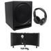 Presonus Temblor T10 10 250 Watt Active Studio Subwoofer+Mic+Shield+Headphones