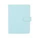 Biplut Button Snap On Notebook Journal Agenda Planner Book Diary Faux Leather Cover (Blue A6*)