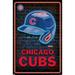 MLB Chicago Cubs - Neon Helmet 23 Wall Poster 22.375 x 34