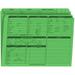 Real Estate Listing Folder Right Panel List Pre-Printed on Durable Card Stock with Closing Checklist and Color-Coded Dots for Organizing Green Letter Size Pack of 25