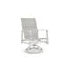 Winston Aspen Sling High Back Swivel Rocker Dining Chairs Sling in Black | 40.5 H x 25 W x 23.75 D in | Outdoor Dining | Wayfair APS-2PC-M-WTK-027