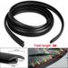 Hayafir 2m Seal Strip Trim For Car Front Windshield Sunroof Weatherstrip Rubber Black