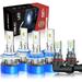 9005 H11 LED Light Bulbs Kit 9005/H10+H8/H9 High Low Beam 9006/9145 Fog Light Bulbs Total 6 Bulbs