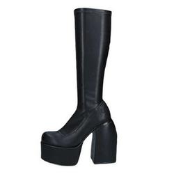 BELLZELY Womens Shoes Wide Width Clearance Women s Winter Increased Long Black Thick Soled Boots High Heel Boots Motorcycle Boots