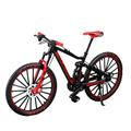 QIIBURR Mini Alloy Racing Bicycle Toy Mini Mountain Bike for Vehicle Home Decoration