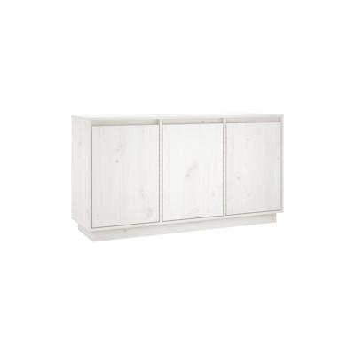 Sideboard 111x34x60 cm Massivholz Kiefer| vidaXL : Farbe - Weiss