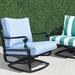 Outdoor Deluxe Deep Seating Cushion Sets - Resort Stripe Glacier, Small, Standard - Frontgate