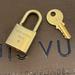 Louis Vuitton Bags | Authentic Louis Vuitton Padlock And Key Old Model Lv No.224 | Color: Gold | Size: Os