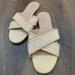 J. Crew Shoes | J.Crew Embellished Pastel Yellow Slides | Color: Yellow | Size: 8