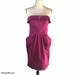 Jessica Simpson Dresses | Jessica Simpson Magenta Strapless Cocktail Dress 8 | Color: Pink | Size: 8