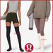 Lululemon Athletica Accessories | Lululemon Savasana Over The Knee Socks Thigh High Yoga Long Boot | Color: Cream/White | Size: Cream M/L