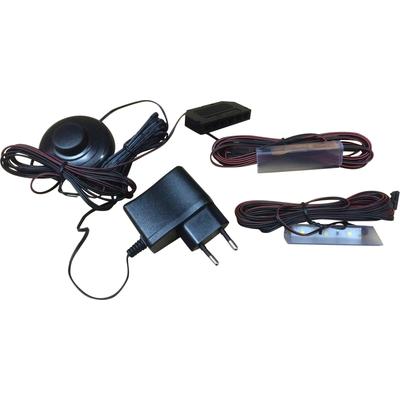LED Schrankinnenraumbeleuchtung TRENDTEAM "Glaskantenbeleuchtung", weiß (warmweiß, 2er, set), B:2cm H:1cm L:6cm, Lampen Image