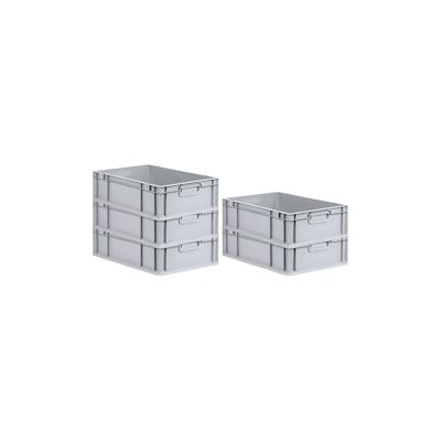 PROREGAL 5x Eurobox NextGen Grip | HxBxT 17x40x60cm | 34 Liter | Griffe geschlossen | Glatter Boden | Eurobehälter Image