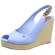 Tommy Hilfiger Damen Wedge Espadrilles Iconic Elena Sling Back Wedge Keilabsatz, Blau (Vessel Blue), 42 EU