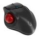 KeySonic Wireless Trackball Maus, Ergonomisch, Kabellos, Präzise & Einfache Steuerung mit dem Daumen, 2.4 GHz USB Verbindung, für Windows & Mac, KSM-6101RF-EGT