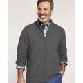 Blair John Blair® Zip-Front Cardigan Sweater - Grey - 3XL