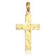 KUZZOI - KUZZOI Pendentif symbole de la croix des hommes en argent sterling 927 1 unité