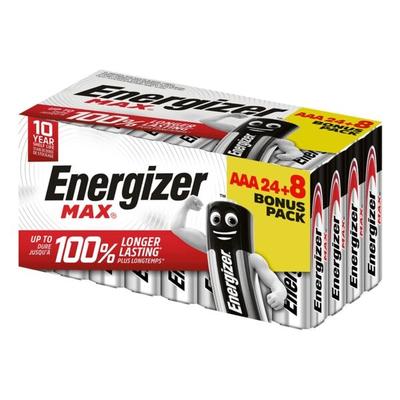 32er-Pack Batterien »Max Alkaline« Micro / AAA Promotion Pack 24+8, Energizer