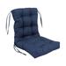 Multi-section Tufted Outdoor Seat/Back Chair Cushion (Multiple Sizes)