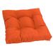 19-inch Square Indoor/Outdoor Tufted Chair Cushion - 19" x 19"