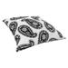 20 x 20 Square Accent Throw Pillow - Black and White