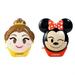 Lip Smacker Disney Minnie Mouse and Beauty And The Beast Belle Emoji Lip Balm Duo Flavored Strawberry Lemonade -Bow-nade