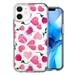 MUNDAZE Apple iPhone 12 Mini Pretty Valentines Day Hearts Chocolate Candy Angel Flowers Double Layer Phone Case Cover