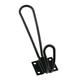 Wozhidaoke Shower Shelves Black Decorative Wall Mounted Rustic Coat Hooks Rack Double Vintage Organizer Hanging Wire Hook Clothes Hanger Wall Shelves Wall Hooks Black 14*5*4.5 Black