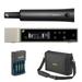 Sennheiser EW-D SKM-S BASE SET Wireless Handheld Microphone System No Mic Capsule (Q1-6: 470 to 526 MHz) Bundle with Auray WSB-1S Carrying Bag and Watson Rapid Charger