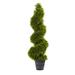 Nearly Natural 3 Grass Spiral Topiary w/Deco Planter