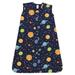 Hudson Baby Infant Cotton Sleeveless Wearable Sleeping Bag Sack Blanket Solar System 6-12 Months