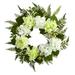 Nearly Natural 24 Hydrangea Berry Wreath