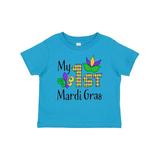 Inktastic My 1st Mardi Gras with Mask Boys or Girls Baby T-Shirt