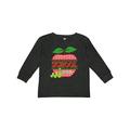 Inktastic Apple School is Cool Girls Long Sleeve Toddler T-Shirt