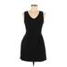 Banana Republic Factory Store Cocktail Dress - Mini: Black Solid Dresses - Women's Size 0